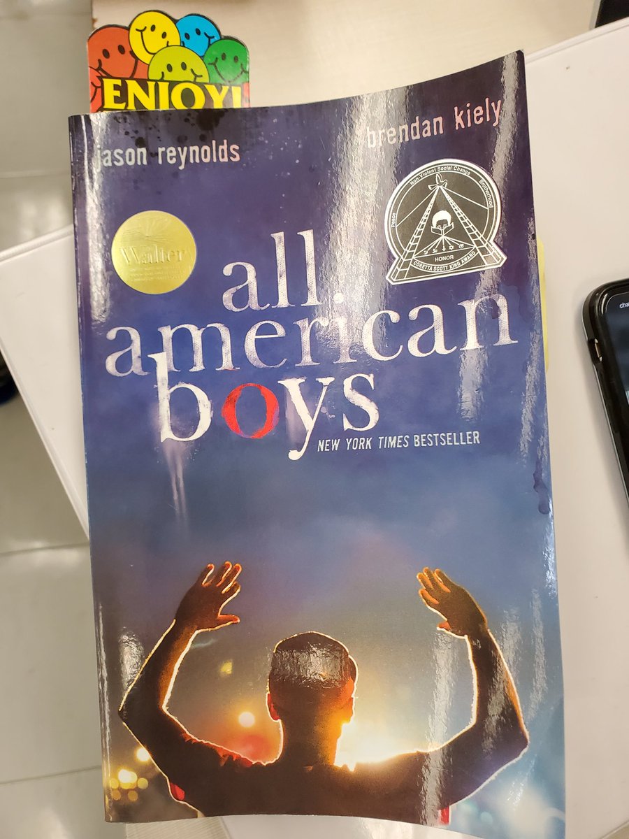 JenSkeggs's tweet photo. #ENG2D and #ENG2P had their 2nd book club meeting today. Newer and diverse titles make it easy to keep the students engaged and excited to discuss their books! @MontcalmCougars https://t.co/Vazm3MDEVs
