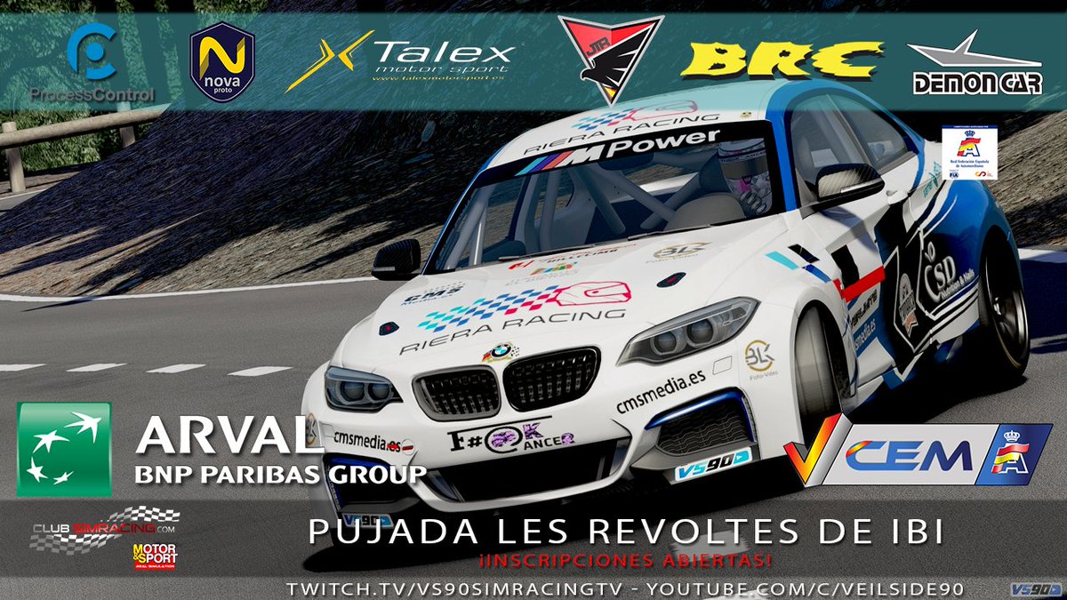 club_simracing's tweet photo. 📑RECORDAMOS INSCRIPCIONES ABIERTAS #EV8 #CEMVIRTUAL

Recordamos que están abiertas las inscripciones para el #EV8 del #CEMVirtual, la pujada Les Revoltes de Ibi

Inscribete en nuestra web hasta el 10/10/2021 a las 23:55h https://t.co/qodJcQ8oRg