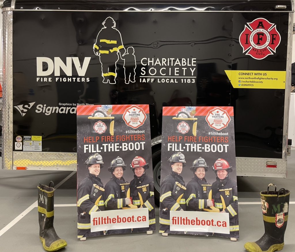 dnvfirecharity's tweet photo. Help fill the boot at locations across the District of North Vancouver this weekend in support of Muscular Dystrophy. #northvanstrong #dnvfirecharity #filltheboot #musculardystrophy https://t.co/oJQRY80PhN