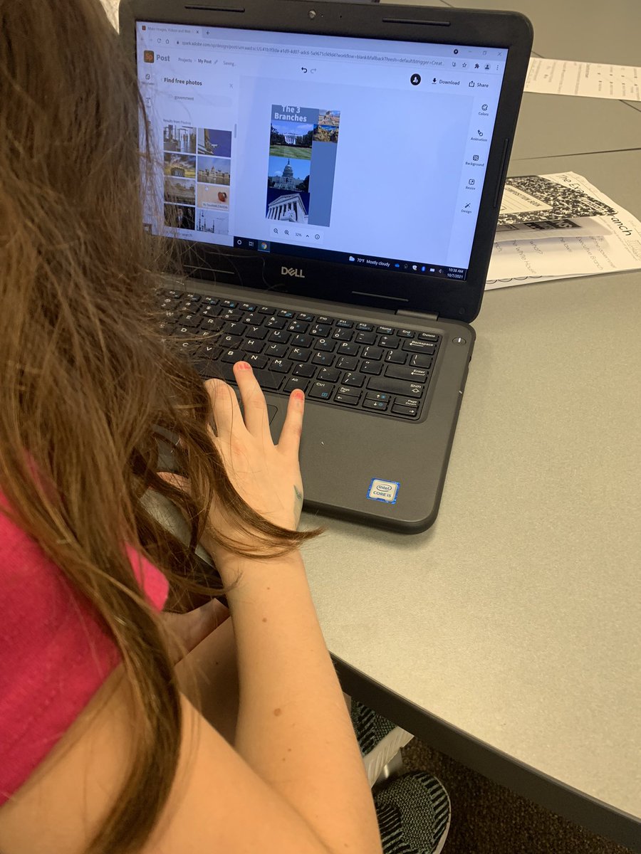 CLoweryAP's tweet photo. What a thrilling Thursday today turned out to be! These #3rdgradestudents @MtBethelES used @AdobeSpark to showcase their knowledge of government systems. #CobbInTech #LovetoTeachHere #EngageCobb https://t.co/a9IH1NXdBU