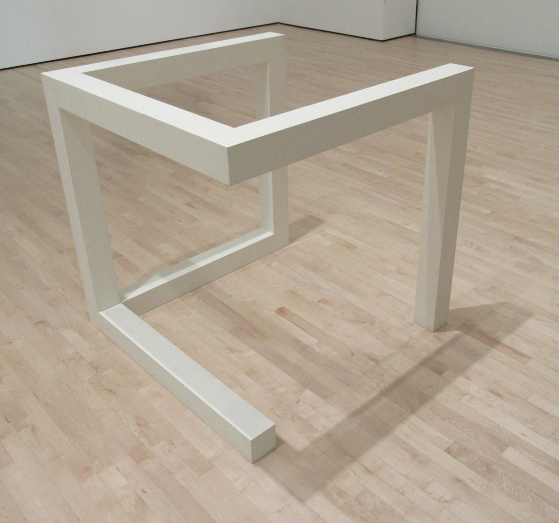 know_gestalt's tweet photo. It's like a letterform that makes a character with each step one takes. A word emerges and sentences appears.

“Much communication, in a motion
Without conversation, or a notion”

Incomplete Open Cube 8/11 by Sol LeWitt

#art #sfmoma #design #letterformarchive #words #roxymusic https://t.co/a42zXzHl4D