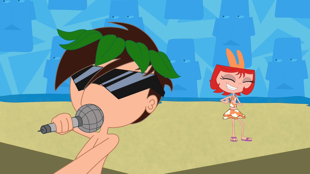 AdriC12m's tweet image. Día siete: Día en la playa 😎
🎶Nothing's outta reach, we got the backyard beach🎶
#TnMtober #PhineasandFerb #Backyardbeach #ThomasandMarie #Fanart #Digitalart #Digitalartist #cartoon #Draw