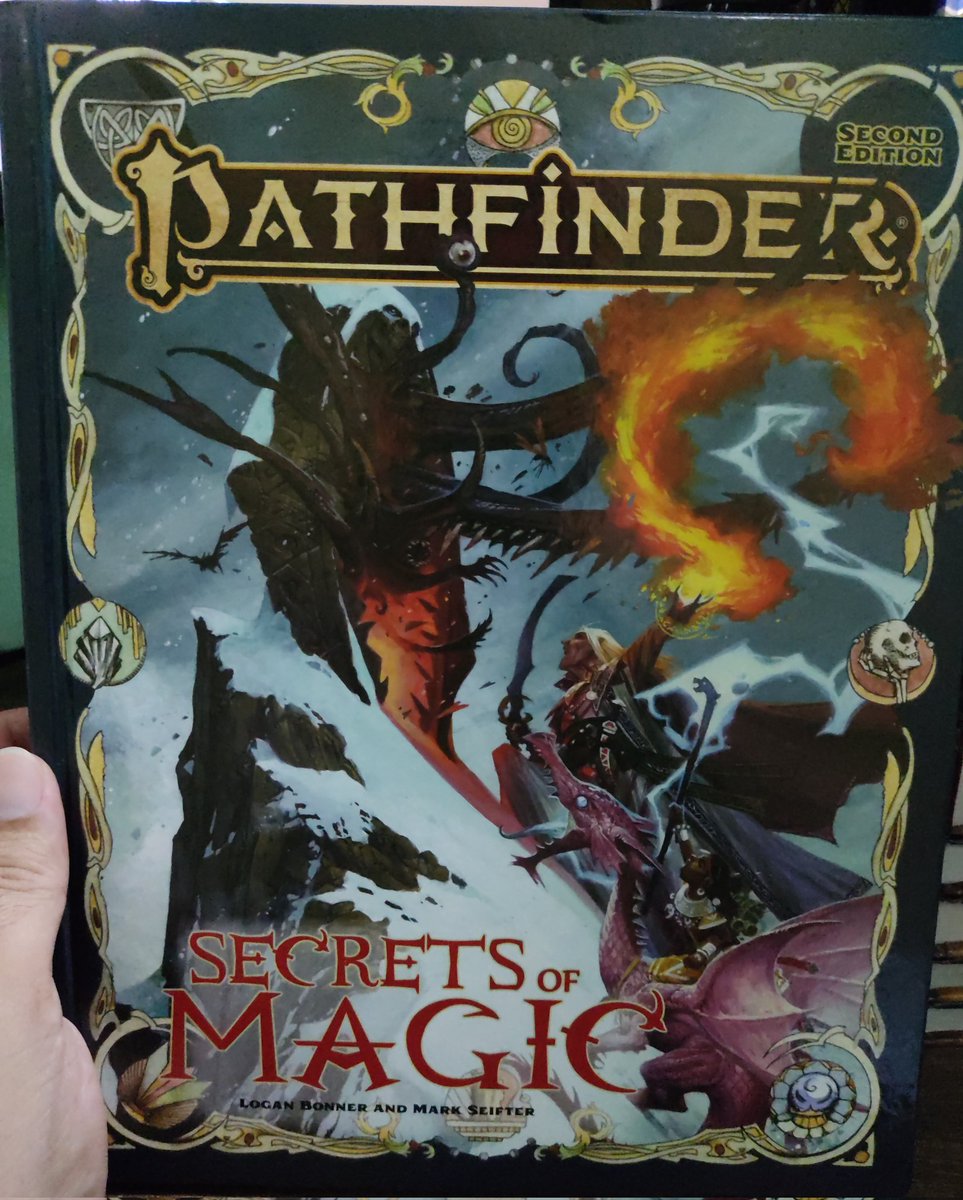 BraynerPereira1's tweet photo. O livro do combo!!

#secretsofmagic
#magus
#summoner
#paizo https://t.co/oKAN7yHSY3