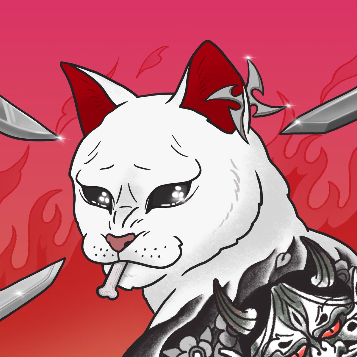richtherug's tweet photo. new profile pic wyt? 🩸🔪😺🔪🩸
@yakuzacats_ #YakuzaCatsSociety
#NFTs #NFTCommunity #NFT #nftcollector #nftart #NFTartist #nftnew #NTFprojects #NFTdrop https://t.co/Pr9LJdad7V