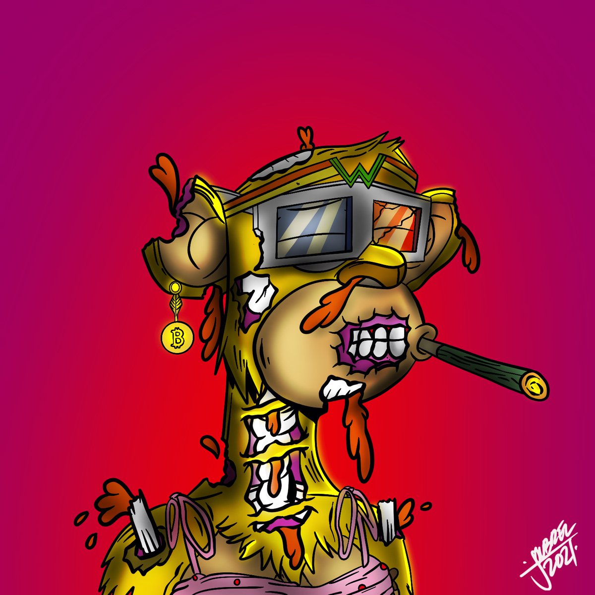 mentalist420's tweet image. just got my dope #StonedApeZ dervs from @iamMRJOUBREL 

🌿🦧🍄🪐🛖