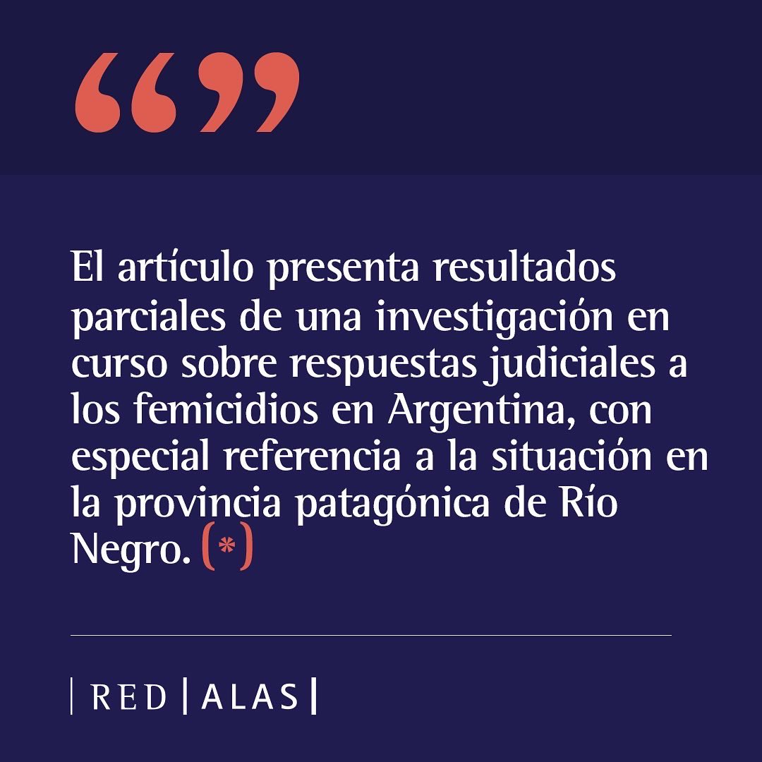 RedAlasGenero's tweet photo. 🟣 Seminario Permanente Red ALAS
Las respuestas judiciales a los femicidios
 
🗣 Expositora:
• @DanielaHeim5, @UNRIONEGRO 
 
🗣 Comentarios:
• @ElaWieckoCastil, @unb_oficial l
• @mayraveliz15, @SoyUSAC 
 
👉 Disponible en:
https://t.co/lm0ticNFAQ

#RedALAS #SeminarioALAS https://t.co/4kqDPXbQCs