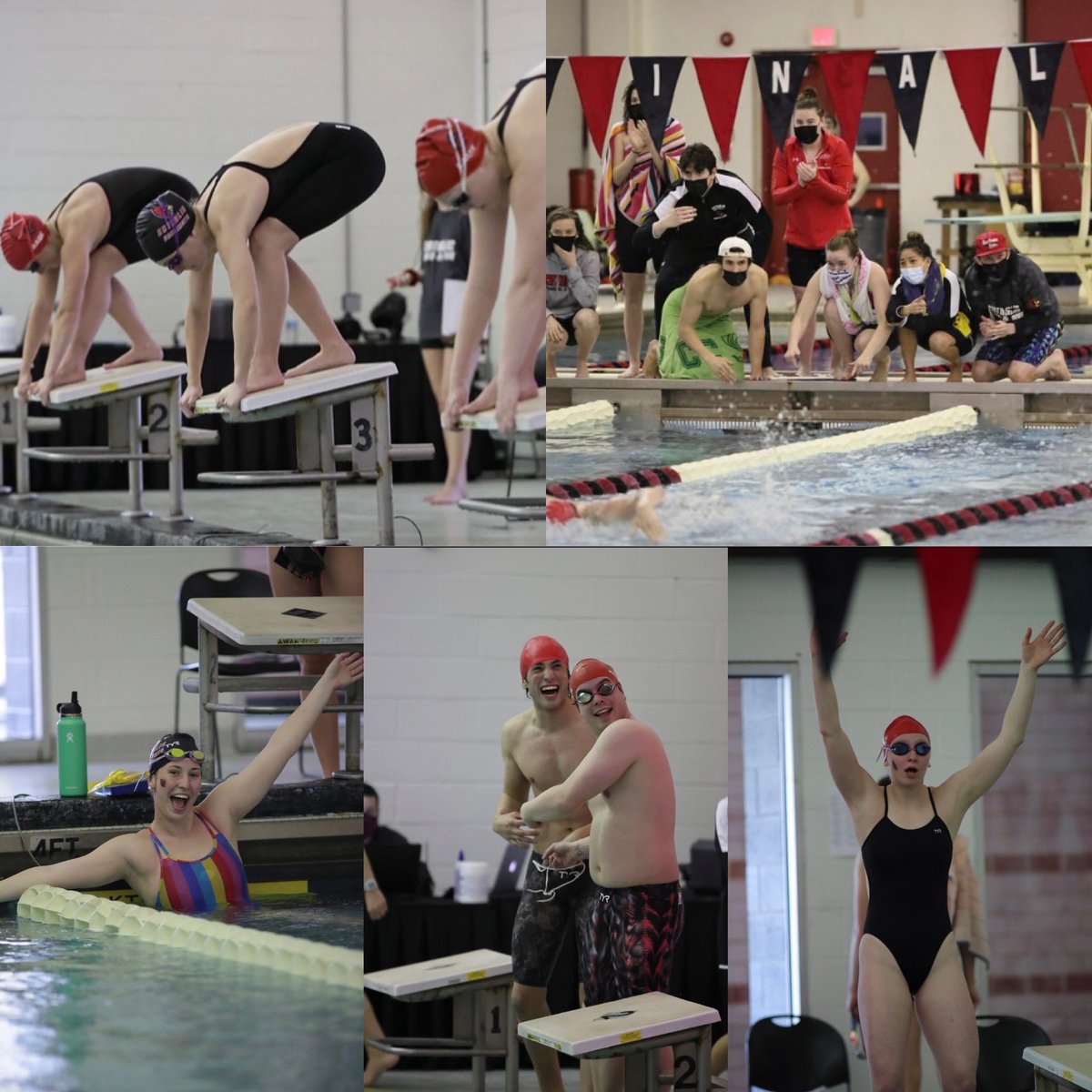 Swimming and diving are BACK, and we are excited! This weekend is our inter squad meet and spectators are welcome! Competition starts at 1pm! #rollcards
