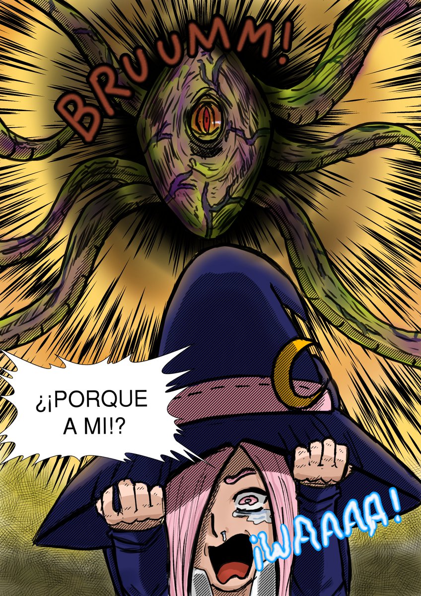 Gabosskyun's tweet photo. Me encantó tanto el dibujo que lo terminé pintando y añadiéndole algo de dialogo jajajaja
#webtoon #webcomics #eternalsoul #manga #anime #comics #art #ilustration #oc #tentacles #alien #demon #monster #lovecraft #eyemonster #witch #animegirl #mangagirls #digitalart #huion https://t.co/Kb8KMhxGSv