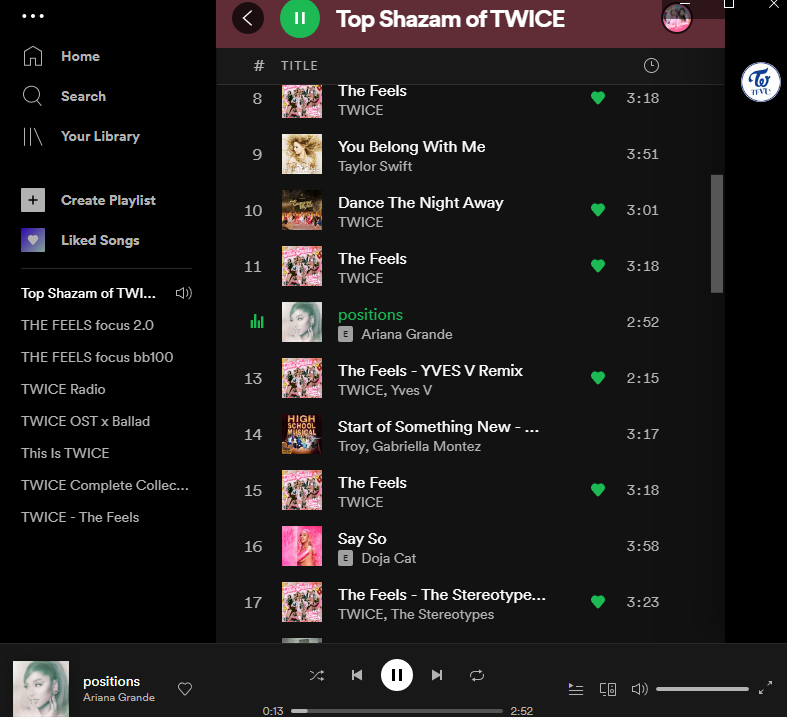 weak4twice's tweet photo. @TWICE_streams @JYPETWICE another device

#TheFeels #StreamTheFeels #TWICE https://t.co/1EDeql8W33