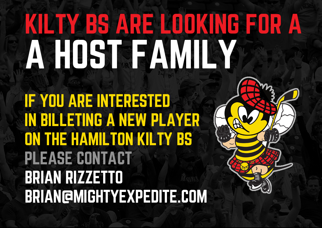 HamiltonJrSteel's tweet photo. The Hamilton Kilty Bs are looking for a HOST FAMILY to billet one of the new players coming to town. If you are interested in hosting a player please contact GM Brian Rizzetto at brian@mightyexpedite.com https://t.co/1XmFt5Xfe7