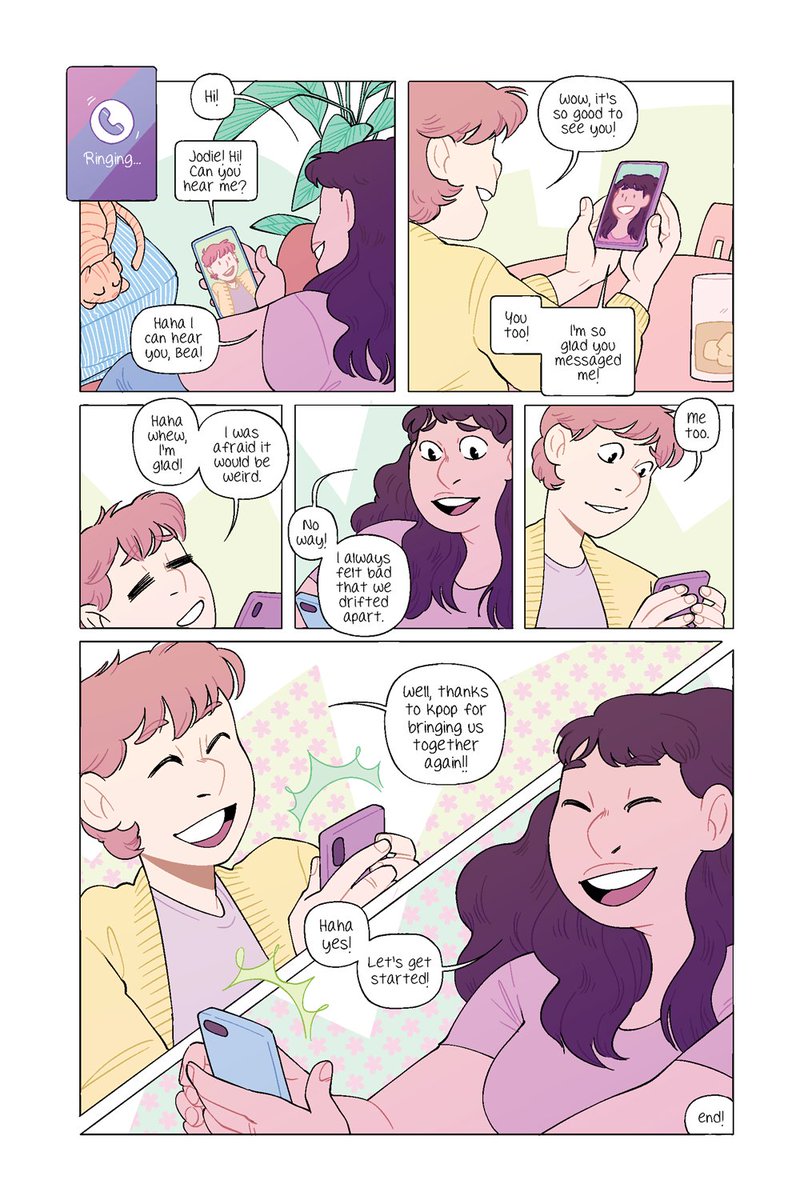 here's the whole comic I made for @pinkcloverpress!! watching kdramas virtually with pals over the pandemic has been the best, i highly recommend it ✨ 