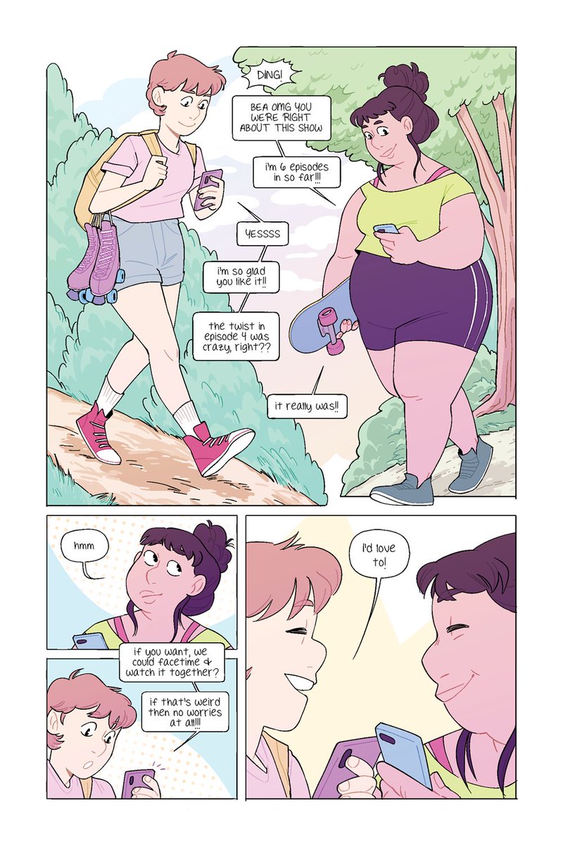 here's the whole comic I made for @pinkcloverpress!! watching kdramas virtually with pals over the pandemic has been the best, i highly recommend it ✨ 