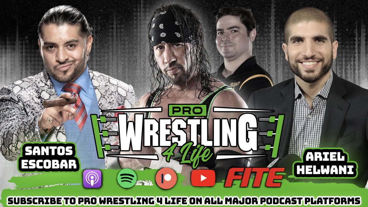 ProWres4Life's tweet photo. Ep 28 of Pro Wrestling 4 Life is now available on all podcast platforms, @FiteTV and https://t.co/nXpr07ccxJ!

Featuring @TheRealXPac and @Nick_Hausman's conversations with #WWENXT's @EscobarWWE and @arielhelwani!

Apple Podcasts: https://t.co/1ERNYmFm2M https://t.co/V8tZUebkwT