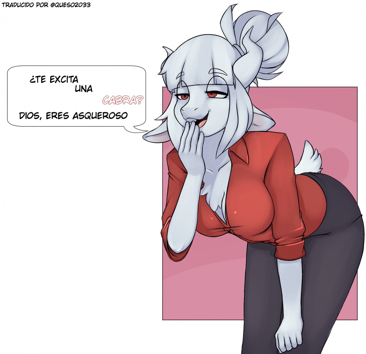 queso2033's tweet photo. Cochinos degenerados.

Artista:cherryboybec
Twitter:https://t.co/EmmfFo203B
Traducido: Por su servidor
Se aprecia con mucho el ❤️y🔁
#furry #Español #TraduccionesQueso2033 #furryfandom  #Helltaker #helltakerlucifer #HelltakerLucifer #GoatLucifer https://t.co/kFrCEhya6r