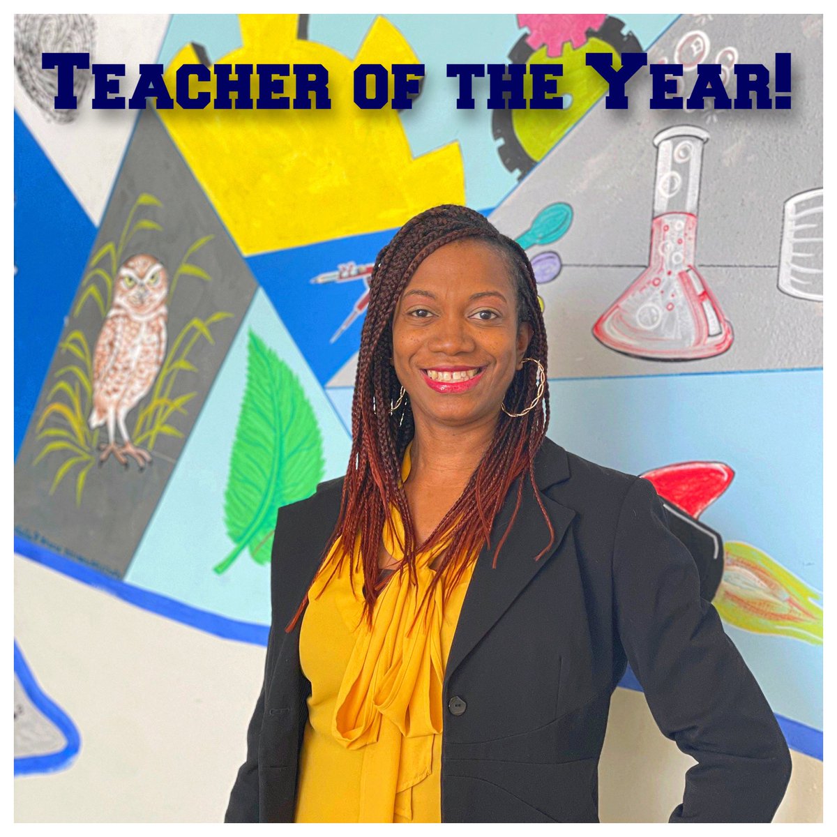 Congratulations to the SLMS 21/22 Teacher of the Year, Mrs. Hylton! Well deserved. Thank you for your commitment to our dolphins! 🐬💕 <a href="/CSemisch/">Christine Semisch</a> <a href="/mrhhamm/">Horace A Hamm</a> <a href="/eevans5686/">Mr. Evans</a> <a href="/BCPSLeadership/">BCPS Leadership</a>