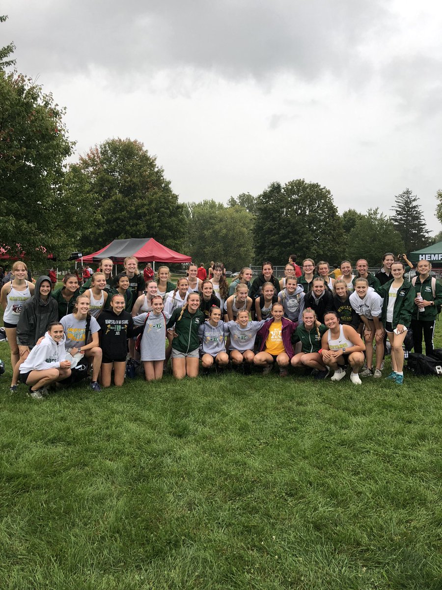 CrossHempstead's tweet photo. FIRST time in school history the stangs (ladies) WIN the MVC Super Meet!! Frosh/soph -win, varsity-win and JV place 6th!!  Congrats ladies!  #stangs 💚💛🐎 https://t.co/mbIu7lAYJv
