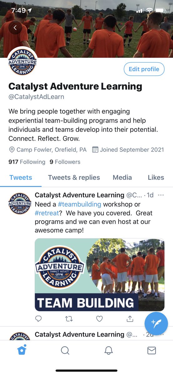 EpiphanyTeam1's tweet photo. Hey Friends! Epiphany is officially evolving into Catalyst Adventure Learning.  We invite you to come follow our new page: @CatalystAdLearn See you there! https://t.co/aP0ebnRlw9