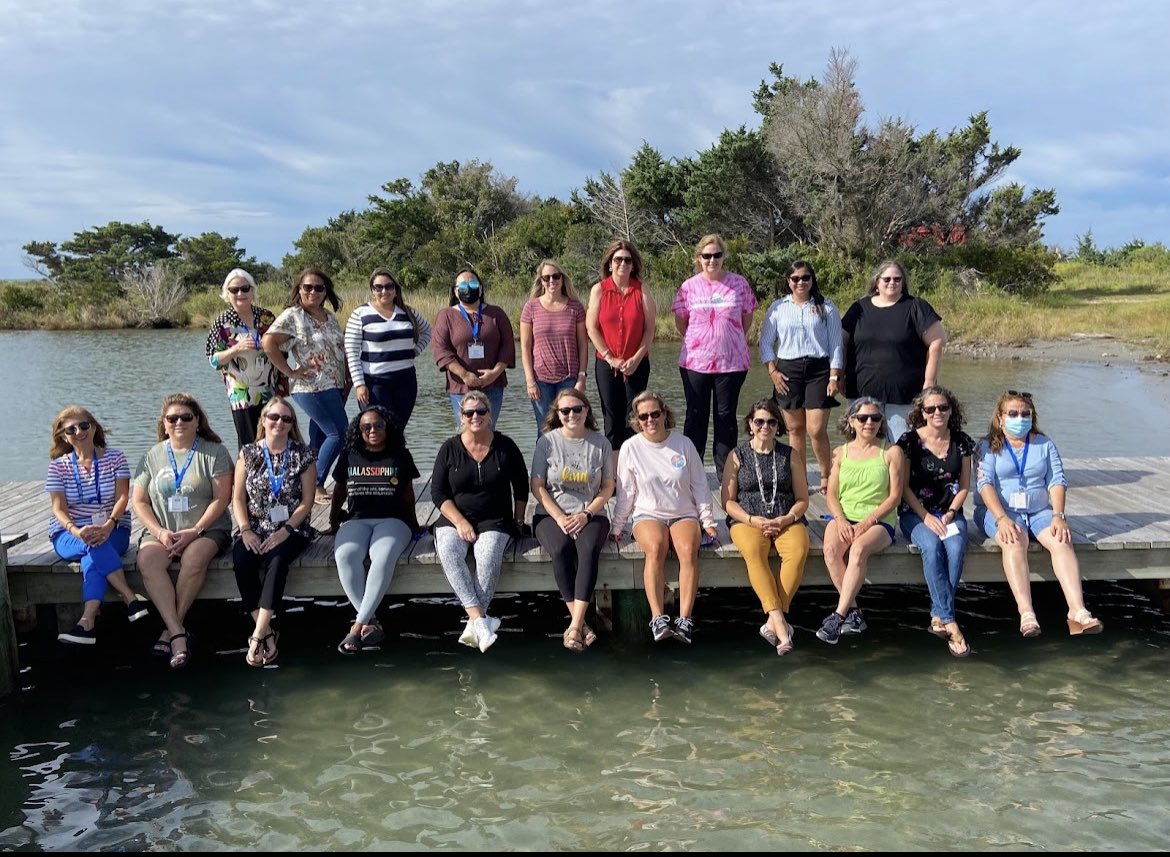lsoto_liliana's tweet photo. Our VCS ESL Elementary Team feels very thankful and delighted for having the best PD at NCCAT Ocracoke. Gin Hodge and Kelly Creed hats off to your amazing job ladies! @vcs_esl @VanceCoSchools @AycockElemMusic @NCCATNews https://t.co/0hn2fq27jx