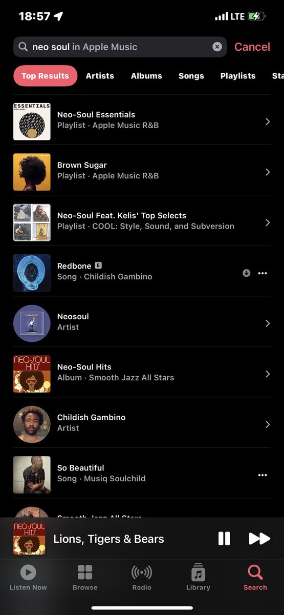 Um hi <a href="/AppleMusic/">Apple Music</a> you made a neo soul playlist finally.. thank you 🙏🏽 can you make  another neo soul but straight old school now 🤷🏽‍♀️