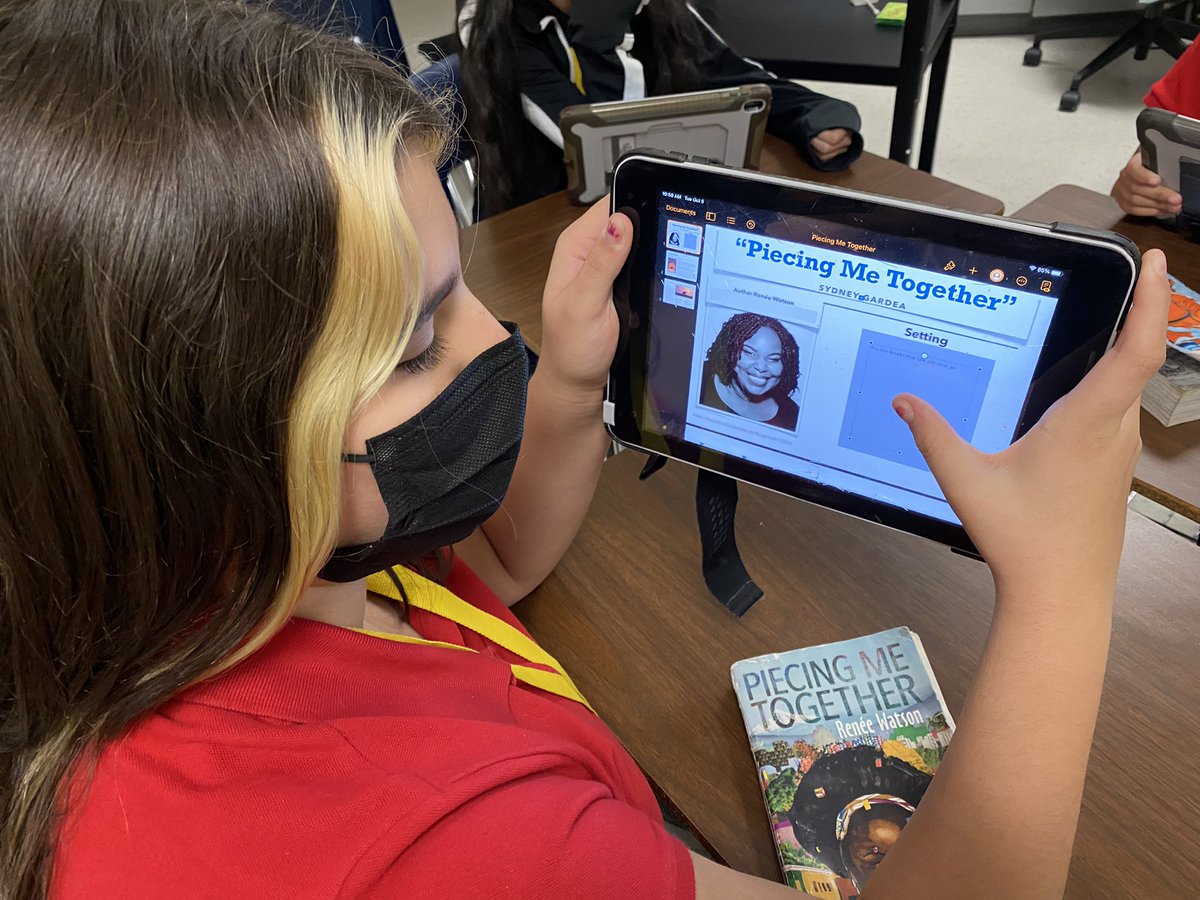 #YWLA students use their creativity and multi-media tools to create book reports in #Apple #Pages <a href="/AppleEDU/">Apple Education</a> #AppleDistinguishedSchool <a href="/GPISDTech/">GrandPrairieISDTech</a> <a href="/karenqb/">KDS</a> <a href="/taracahill/">Tara Cahill</a>