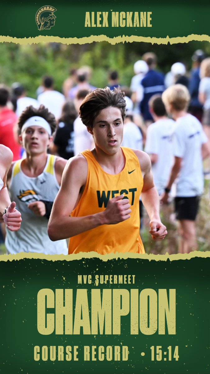 Iowa City West Athletics (@icwestathletics) on Twitter photo Congratulations <a href="/iowacitywestxc/">iowa city west mens xc</a> Alex McKane! MVC Supermeet champion in a course record at Irv Warren, 15:14!!
#McKanemantra #runfastsoyoudontrunaslong Congratulations <a href="/iowacitywestxc/">iowa city west mens xc</a> Alex McKane! MVC Supermeet champion in a course record at Irv Warren, 15:14!!
#McKanemantra #runfastsoyoudontrunaslong