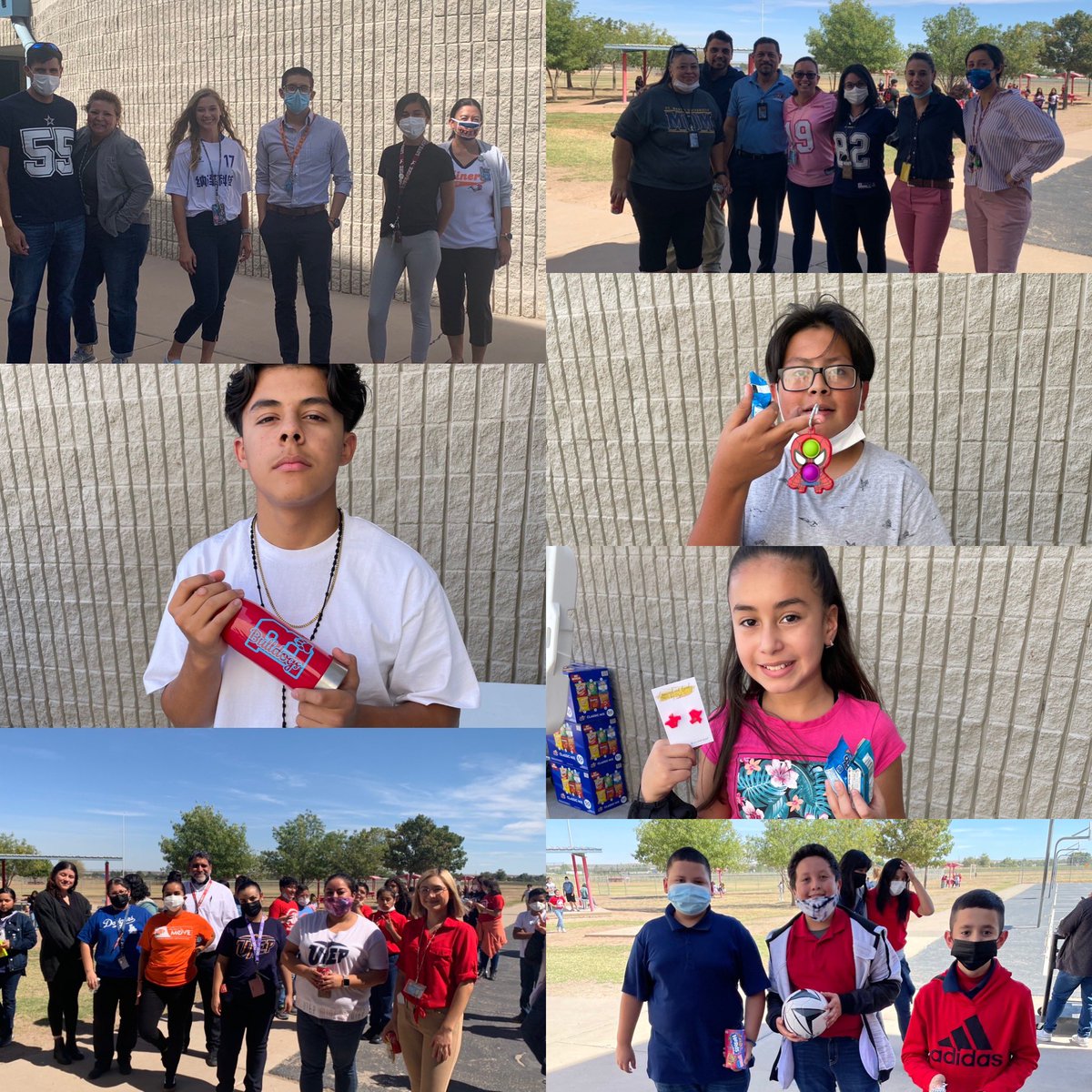 BulldogBulleti5's tweet photo. ❤️🙌🏽😎 Team Up Thursday brings sunshine &amp; smiles to our @Socorro_Middle Bulldogs! Thank you for your commitment to be #BolderBiggerBetter ❤️🙌🏽😎 https://t.co/pYPCo7sJrP