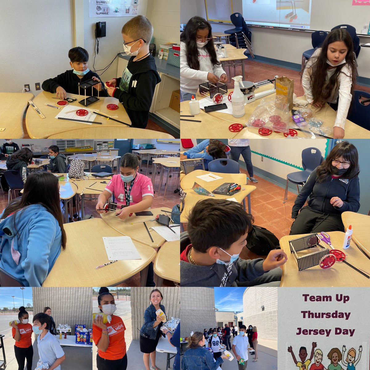 BulldogBulleti5's tweet photo. ❤️🙌🏽😎 Team Up Thursday brings sunshine &amp; smiles to our @Socorro_Middle Bulldogs! Thank you for your commitment to be #BolderBiggerBetter ❤️🙌🏽😎 https://t.co/pYPCo7sJrP