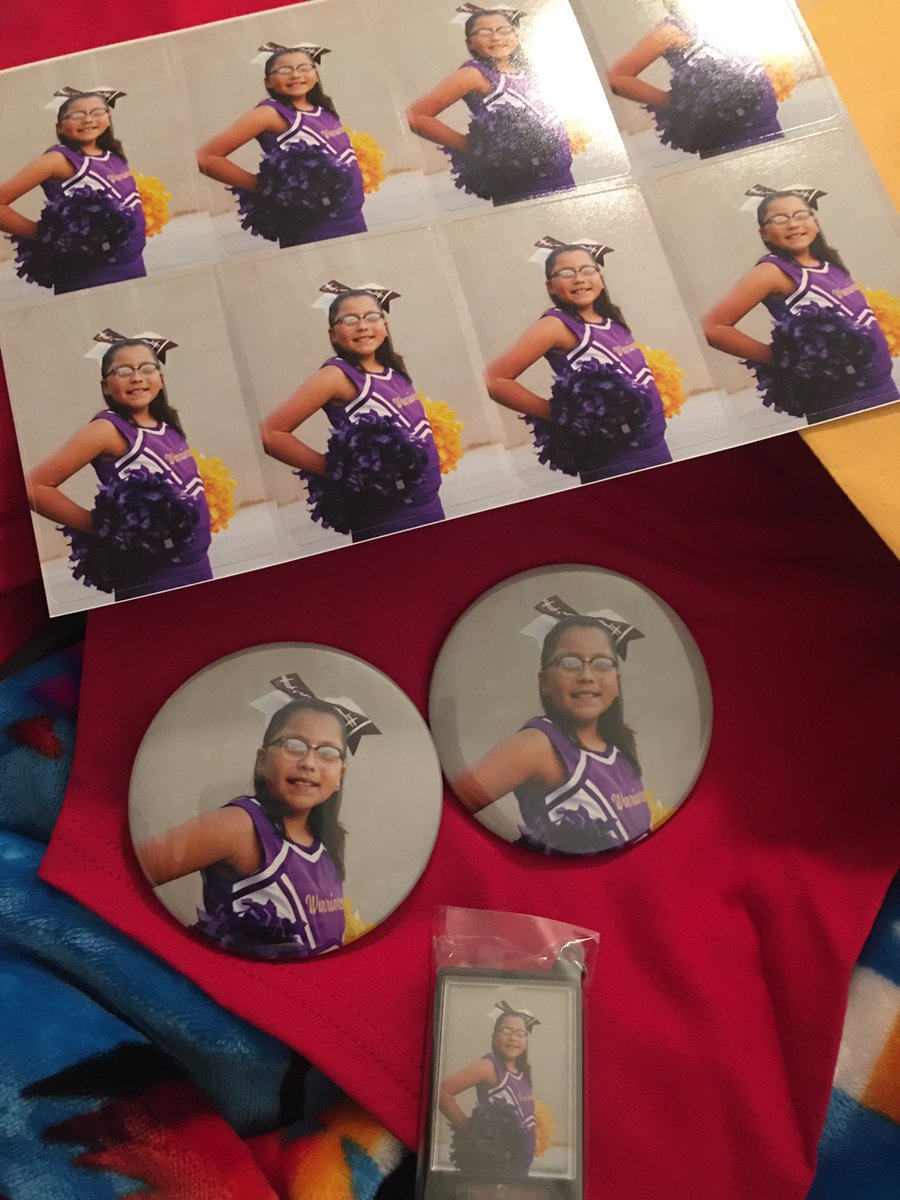 #AnadarkoWarriors #LLC @VikingJared Arraya’s pics came in 💛💜💛💜