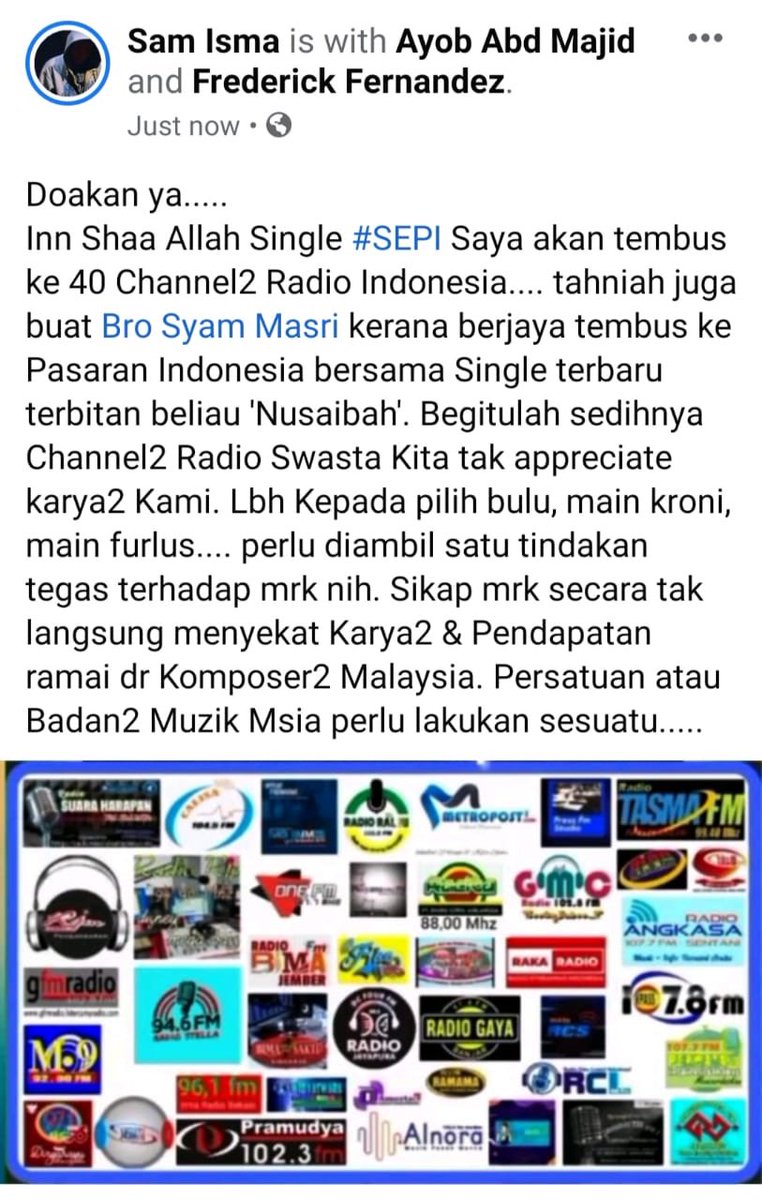 fredezff's tweet photo. Luahan dari Karyawan tempatan untuk perhatian  @AnnuarMusa https://t.co/GJaTU4qZQN