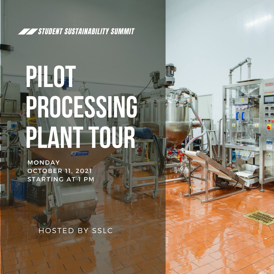 uiuc_sslc's tweet photo. Join us for a tour of the Food Science and Human Nutrition Pilot Processing Plant. We will explore this facility’s role in providing sustainable food. The pizza sauce you had last night very well may have come from here! https://t.co/mx24bjwuEw