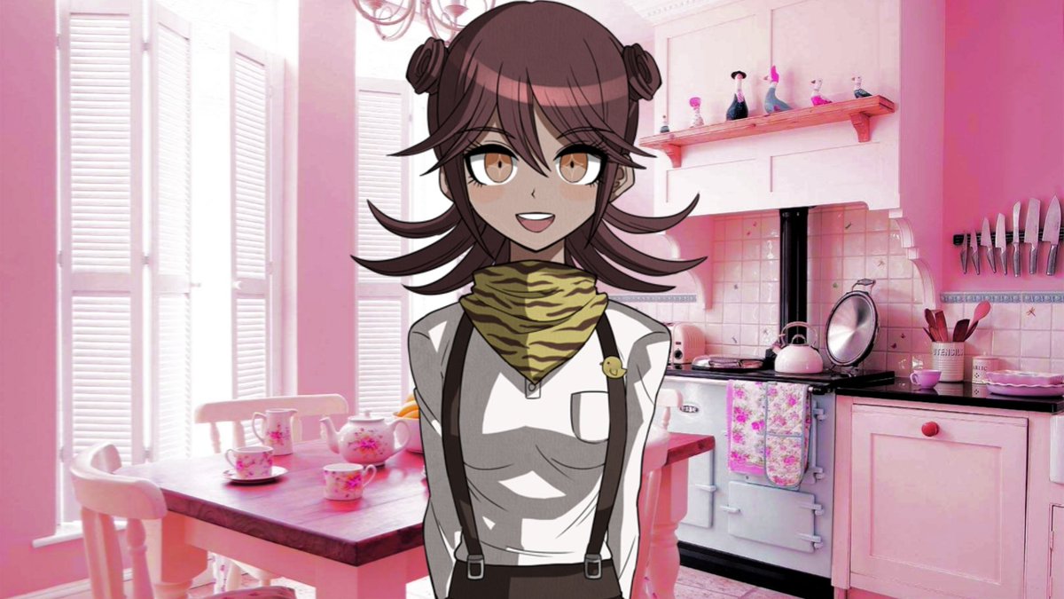 "Oh, hey Ayumu. You're finally here! I feel great today now that there's a bunch of us starting to gather here. You?"