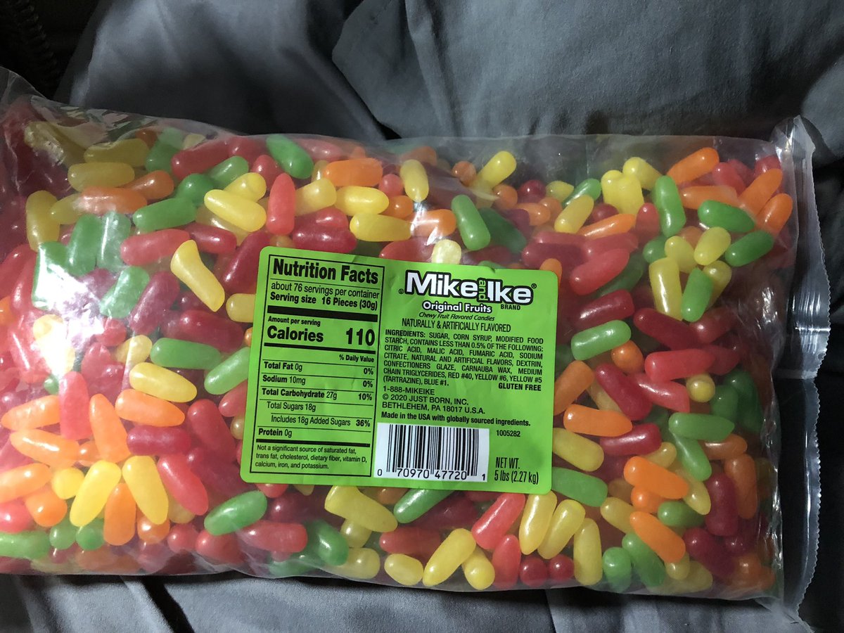 Hello 5 pound bag <a href="/mikeandike/">MIKE AND IKE® 😜</a> 😍