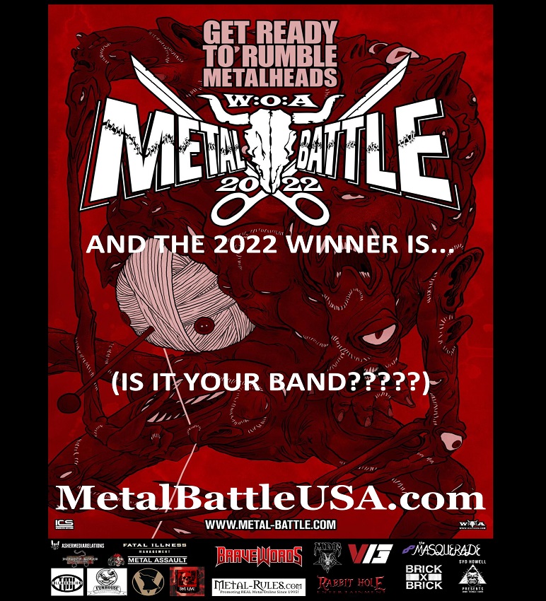 Is your band the one to rule them all and play Wacken Open Air 2022 in Germany???
The deadline to submit to Wacken Metal Battle USA is Nov 14th
Apple - metalbattleusa.com/apply
TAG A FRIEND, TAG A BAND!