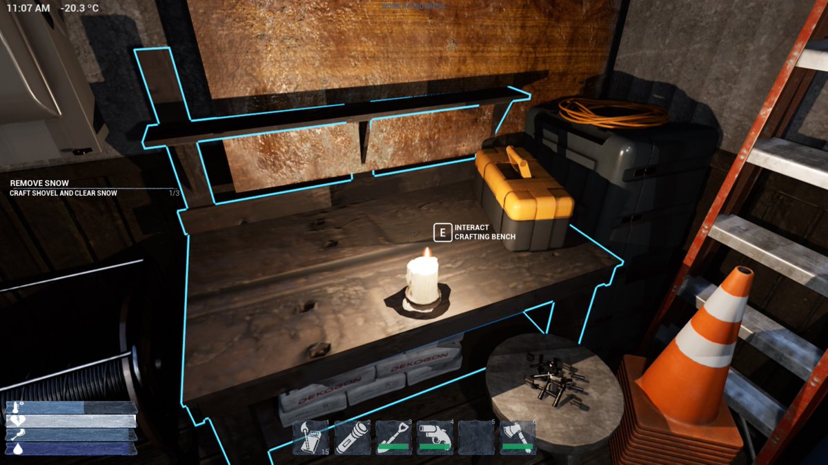 frigidgame's tweet photo. Are you excited to craft new items in FRIGID? #survivalgames #unrealengine #horrorgames #indiegames #indiedev #pcgames #videogames #wintervideogames #naturegames #apocalypsegames https://t.co/eAZhVejYaB