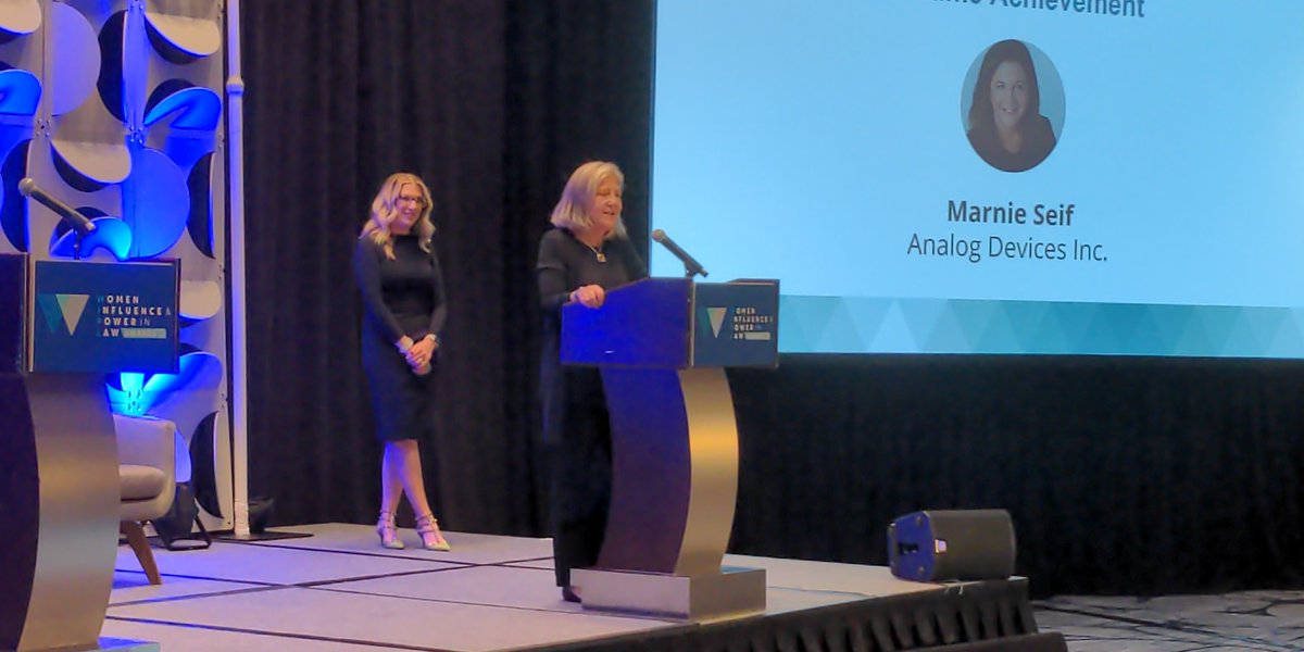 WIPLNetwork's tweet photo. Marnie Seif of @ADI_News is our next Lifetime Achievement winner. "As women of power and influence, it's our role to keep pushing for equality." #WIPLevent https://t.co/2HkcXs3N1M