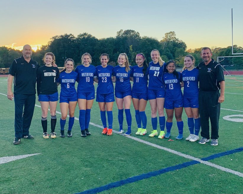 Senior night win vs Windham 3-0. Congrats seniors! All goals firsts for the season: Marin, Amelia, and Anna!