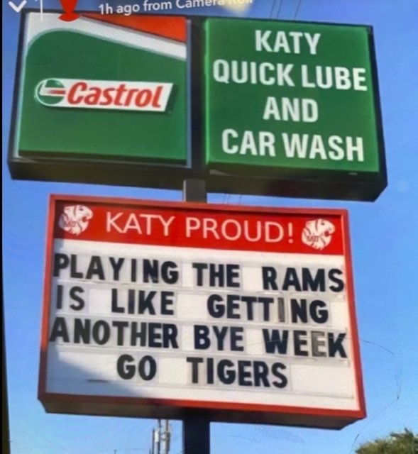 lesliMitchell76's tweet photo. Don't talk about it, be about it.  @katytigerfan are assholes. https://t.co/hXPQOlNWnG