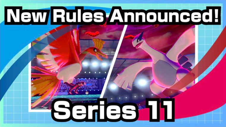 SerebiiNet's tweet photo. Serebii Update: Pokémon Sword &amp; Shield Ranked Battle Series 11 rules announced. 1 Restricted Legendary Pokémon allowed. Dynamax returns. Runs from November 1st through January 31st
Details @ https://t.co/gDbXkHSvkT
#PlayPokemon https://t.co/Dx0m2VY5pj