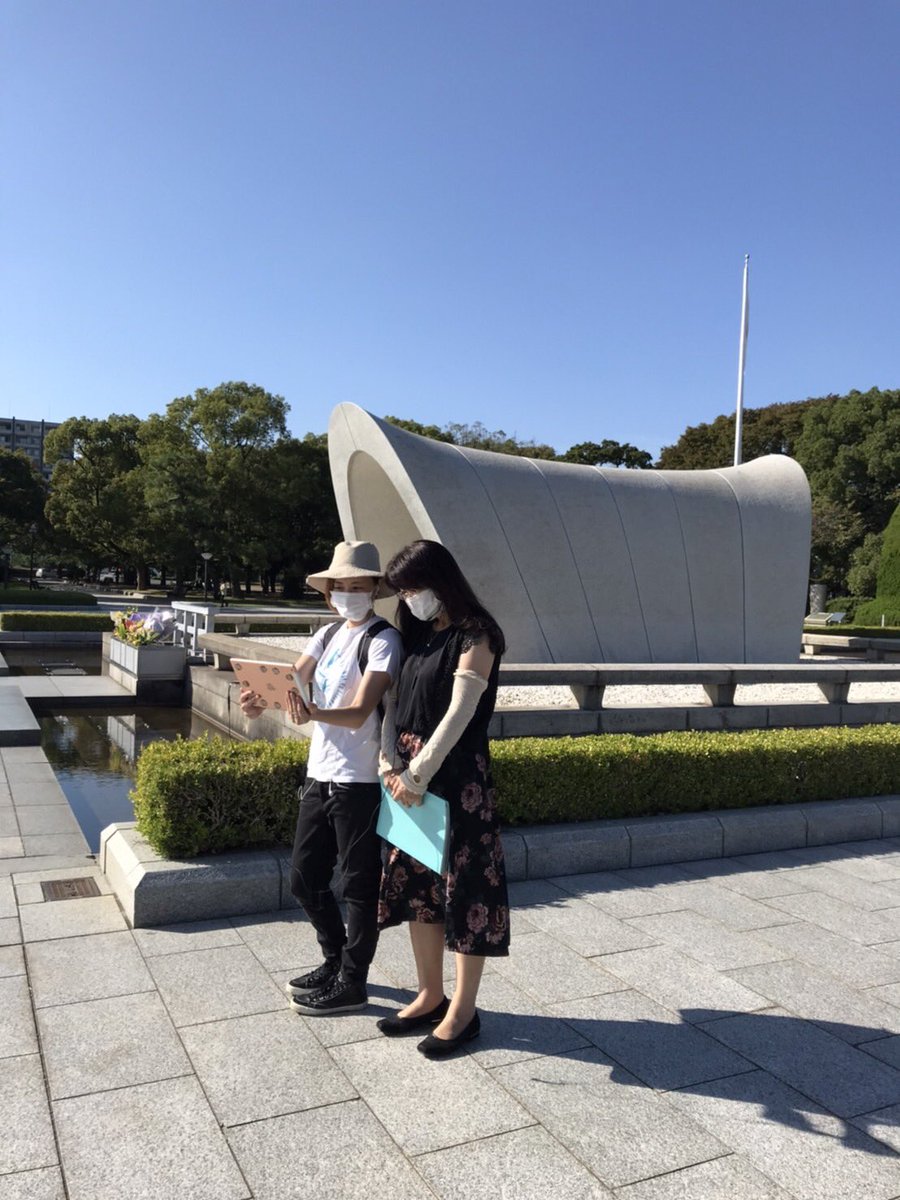 小中学生に向けたオンライン修学旅行（平和学習）。
伝え方、時間の運び方、問いかけの仕方、毎回ガイドさんと考えています。
11月まであと3件ご依頼があるので、頑張りたいと思います。