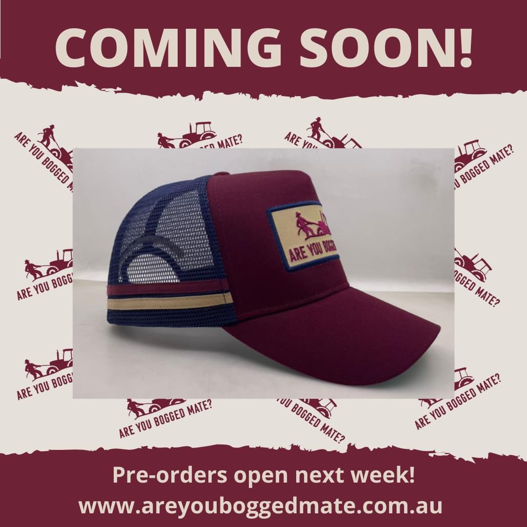 We are so excited to announce that our first line of merchandise is on the way! 🧢🧢🧢🧢
Pre-orders for our brand new AYBM trucker caps will open 12th Oct. Stay tuned for more updates. 
Tag a mate in the comments that would rock this cap! 🧢😎🙌🏼
#areyouboggedmate