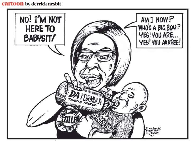 Nasbit capturing the mood of Nelson Mandela Bay Metro, as Zille moves into the City Hall.