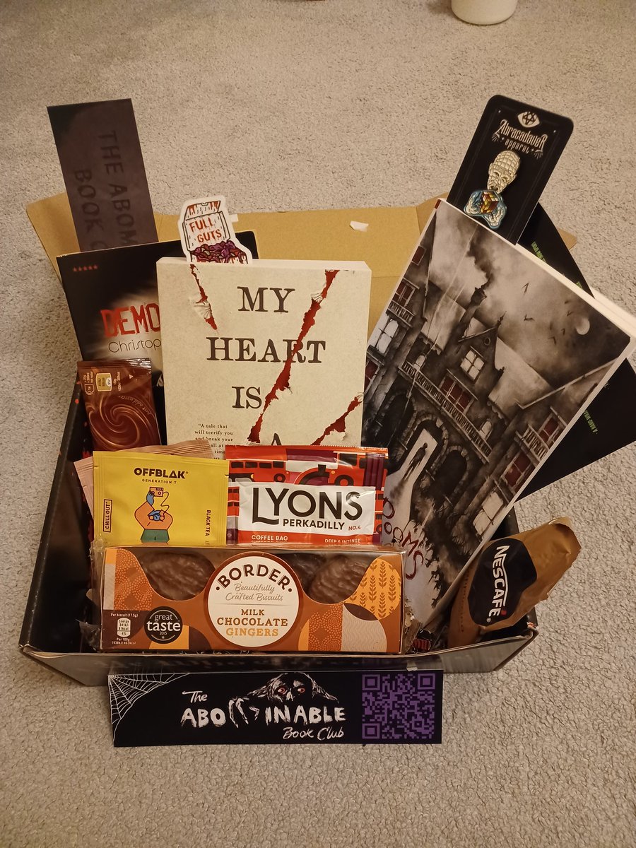 bloodygoodreads's tweet photo. It is the best time of the month as The October @abominablebook has arrived! As it is Halloween month I am giving away a signed copy of MY HEART IS A CHAINSAW by Stephen Graham Jones. To enter Follow us and @abominablebook retweet and COMMENT with the hashing #BGAB https://t.co/bzuPCjOWQ0