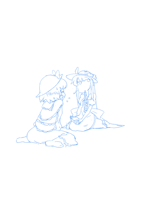 絵を描いてる途中の息抜きに絵を描くっていうは一応自分もあるけど、自分の場合は、自分自身とはいえ、こんなアングル、こんなポーズって、オーダー、リクエストのある絵と、なんにもなくて、フリーで気の赴くままに描ける絵。 どっちもそれぞれに違う楽しさがあって 