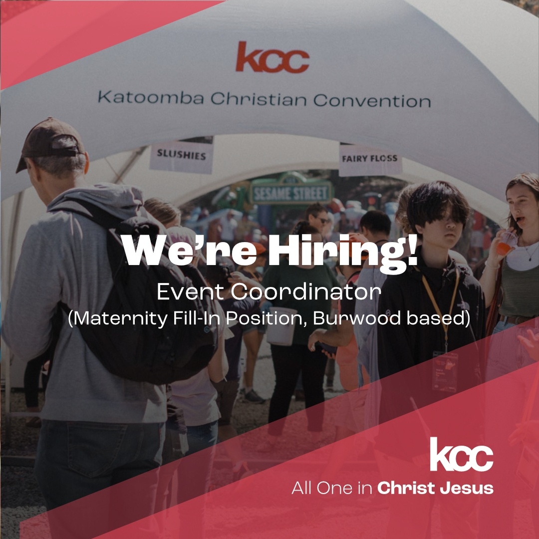 We're hiring! KCC is seeking an Event Coordinator to join the team. This is an exciting opportunity to be an integral member of a dedicated team, committed to the excellence in the delivery of large-scale events. Find out more: kcc.org.au/jobs.html