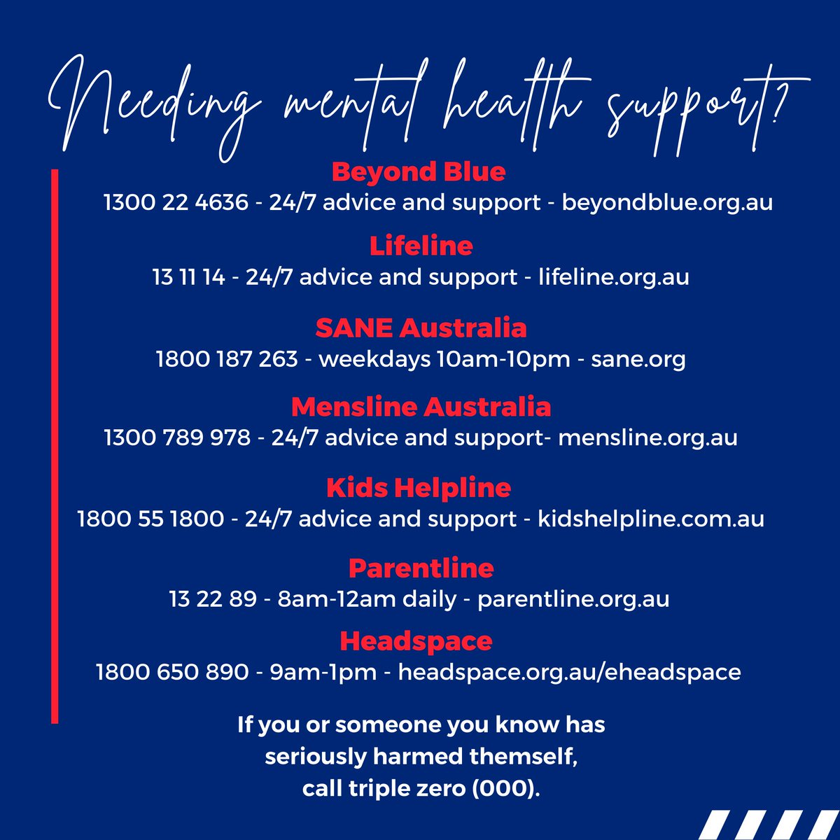 AmbulanceVic's tweet photo. Today is #WorldMentalHealthDay.

Now, more than ever, we need to look after each other and our mental health.

Reach out to your friends and family for support and start that conversation.

There are also free support services available. #WMHD21 https://t.co/OQ36PqMB1g