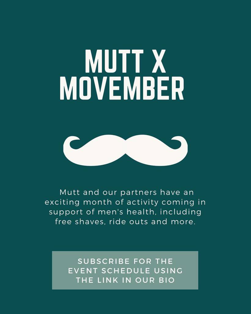 THIS NOVEMBER - we are at it again, with a big month raising awareness and money for men’s health with the Movember initiative. Subscribe for event updates using the link in our bio - alongside our partners we’ll be planning some very cool stuff, to ensu… instagr.am/p/CUwZu34BK6A/