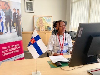 Our new boss is in the house! Today, 18-year-old Hawlet Abdulhab works as the Ambassador of Finland🇫🇮 to Ethiopia🇪🇹 as part of <a href="/PlanGlobal/">Plan International</a>'s #Girlstakeover. Busy day full of meetings ahead! 
#DayOfTheGirl 
<a href="/planethiopia/">Plan Int'l Ethiopia</a> <a href="/plansuomi/">Plan International Suomi</a> <a href="/Ulkoministerio/">MFA Finland 🇫🇮</a>
