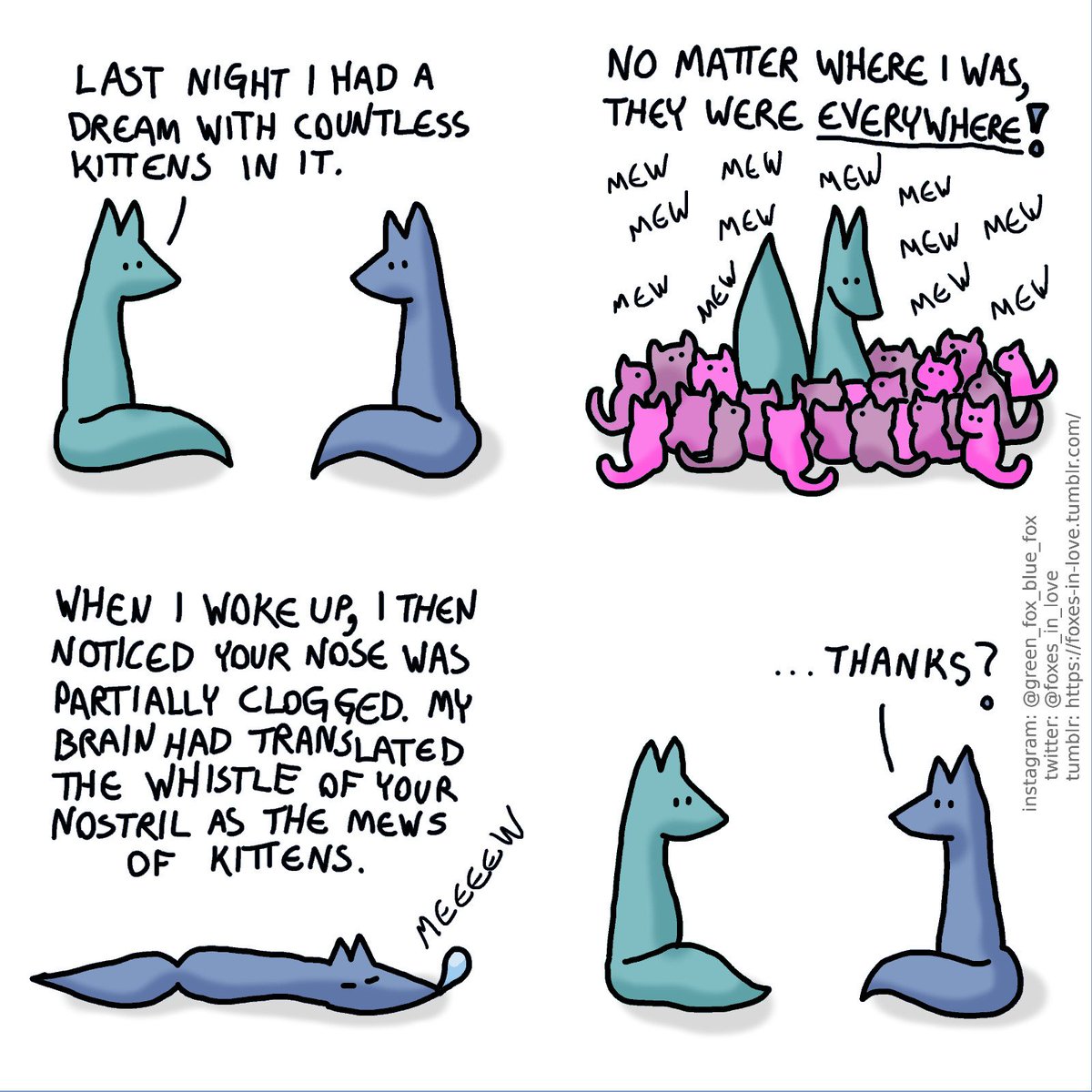 Foxes in Love tweet media