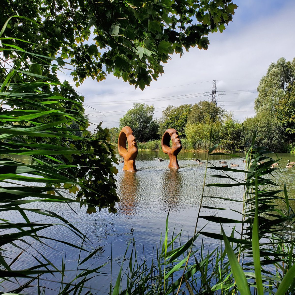 County2C's tweet photo. Looking for a great day out then visit @SculptureLakes Pallington Lakes in Dorchester #sculptureart #thegreatoutdoors #Dorchester #Dorset https://t.co/6xWgeihx0w