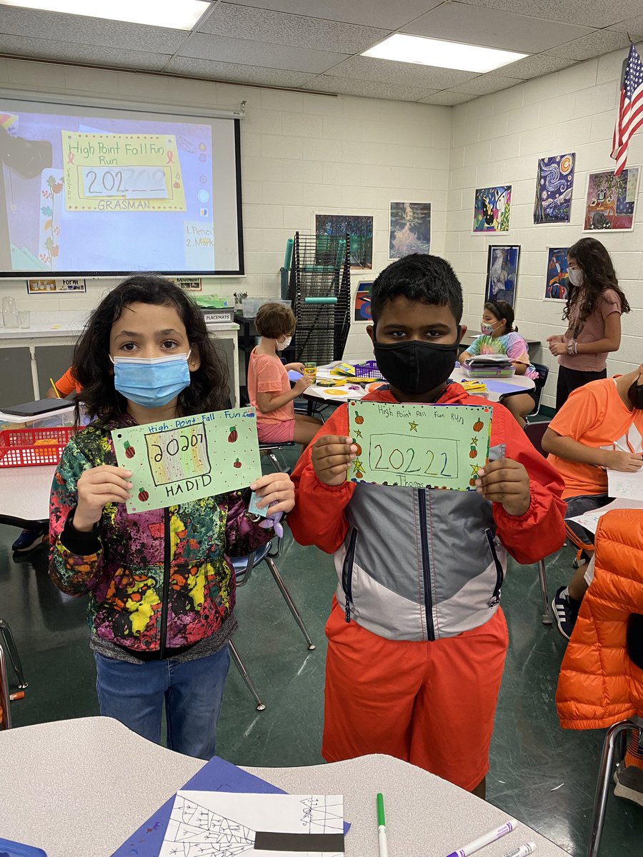 Sharon Grasman (@grasmangrasman) on Twitter photo So much fun creating our own bibs for the High Point Fall Fun Run tomorrow! <a href="/hpointschool/">High Point School</a> <a href="/Gunderson_PE/">Mr. Gunderson</a> #osd135
#runningforfun So much fun creating our own bibs for the High Point Fall Fun Run tomorrow! <a href="/hpointschool/">High Point School</a> <a href="/Gunderson_PE/">Mr. Gunderson</a> #osd135
#runningforfun